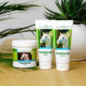 Paket NAJBOLJ PRODAJNEGA konjskega balsama s hladilnim učinkom (2x TUBA + 1x LONČEK 250ML)